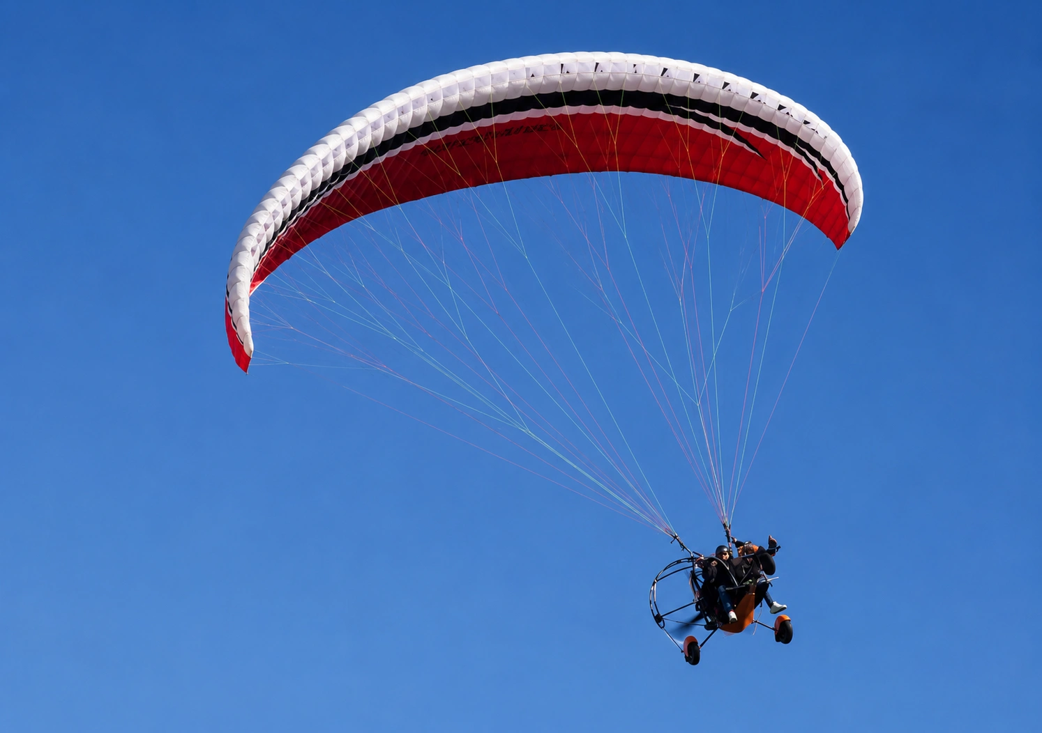 Paramotoring in Jaisalmer desert